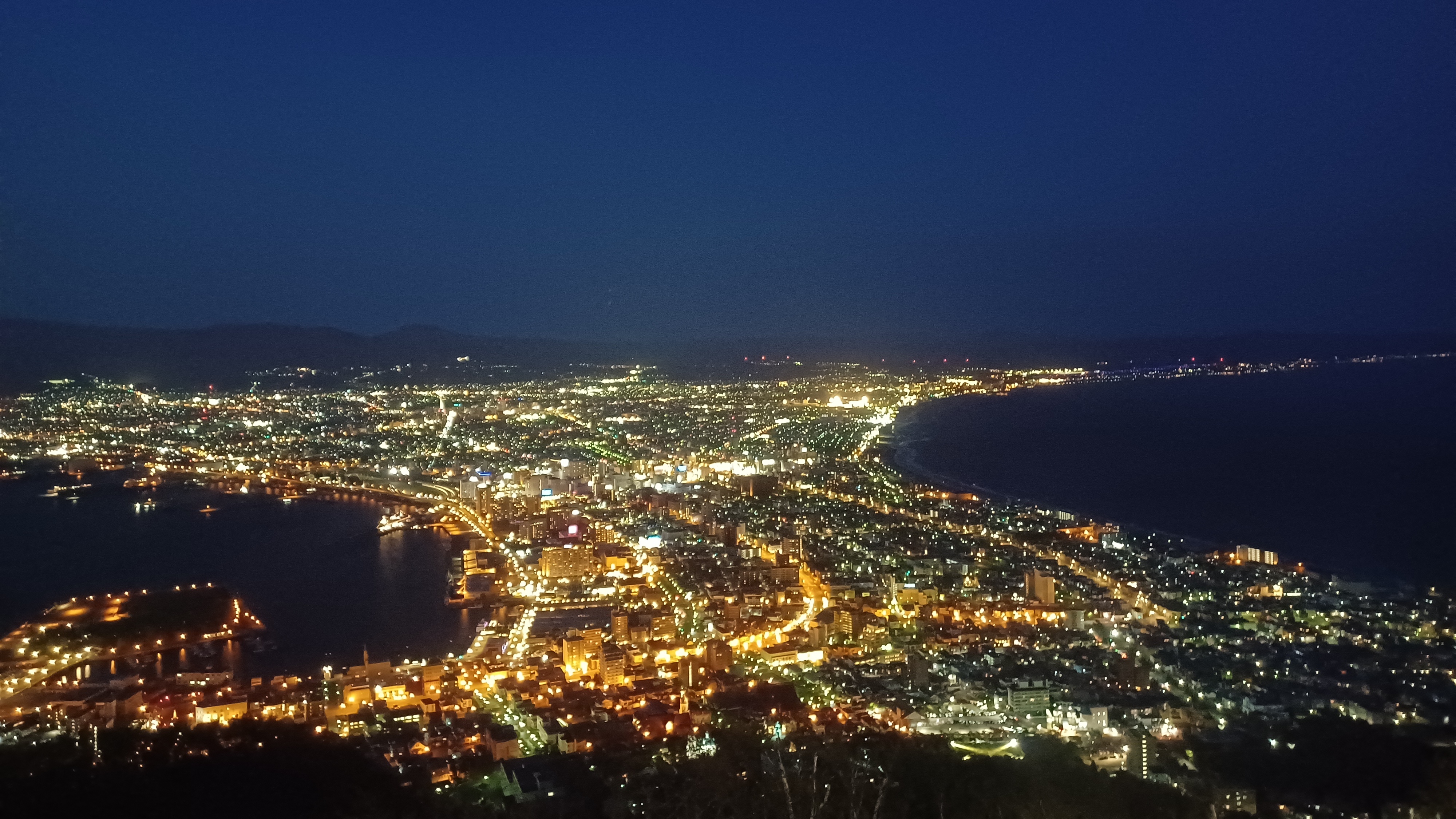 函館の夜景の写真